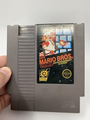 Super Mario Bros. (Nintendo 1985) NES 3 Screw Tested - Loose Cartridge Only — photo 2