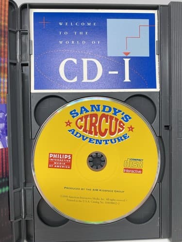 Sandy's Circus Adventure (Philips CD-i, 1990) Game And Case No Slip Cover — photo 9