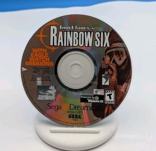 Tom Clancys Rainbow Six Sega Dreamcast CIB Complete Tested Strategy Shooter Game — photo 6