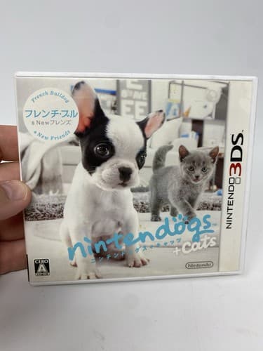 Nintendogs + Cats French Bulldog & New Friends Nintendo 3DS, 2011 CIB JP REGION
