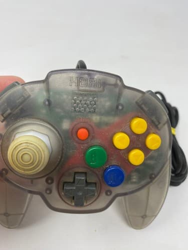 Nintendo 64 N64 Hori Pad Mini Controller Funtastic Transparent Gray — photo 3