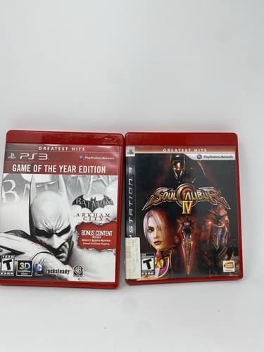 Batman: Arkham City Game of the Year Edition & Soul Calibur PlayStation 3