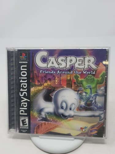 Casper: Friends Around the World (Sony PlayStation 1, 2000) CIB w/ Manual