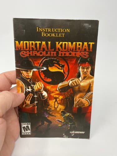 mortal kombat shaolin monks ps2 manual Only no game