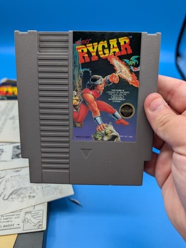 Rygar (Nintendo NES, 1987) Box & Cartridge - No Manual Or Poster  — photo 9