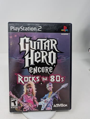 Guitar Hero Encore Rocks the 80's PS2 PlayStation 2 - Game, Game And Manual