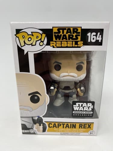 Funko Pop Captain Rex #164 Exclusive Smuggler’s Bounty Box Star Wars Rebels