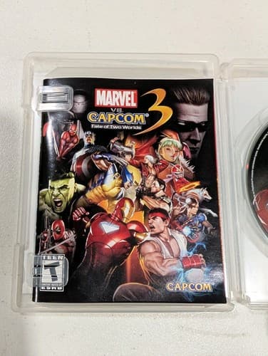Lot Of 2 Marvel Vs Capcom PS3 Games - Ultimate & Fate Of Two Worlds - Tested — photo 9