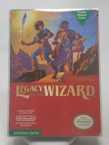 CIB Legacy of the Wizard (Nintendo Entertainment System, 1989) NES Tested