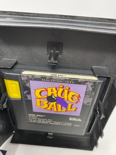 J4 Crüe Ball: Heavy Metal Pinball (Sega Genesis, 1992) CIB Complete Authentic — photo 8