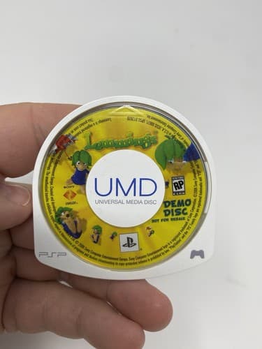 Lemmings (Sony PSP, 2006) Complete Loose UMD DEMO DISC Rare HTF Tested