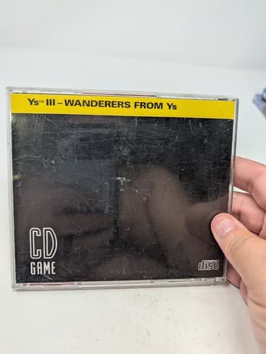 Ys III Wanderer From Ys - TurboGrafx CD Rare, Game, Case And Manual Tested — photo 3