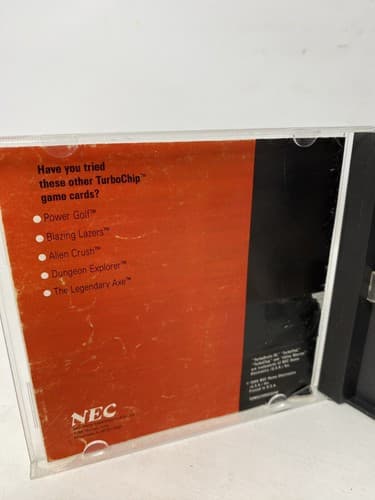 Vintage TurboGrafx 16 China Warrior 1989 NEC Video Game Cartridge CIB Complete — photo 8