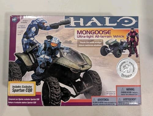 Halo Mongoose Ultra Light All Terrain Vehicle Red Spartan CQB TRU Exclusive New