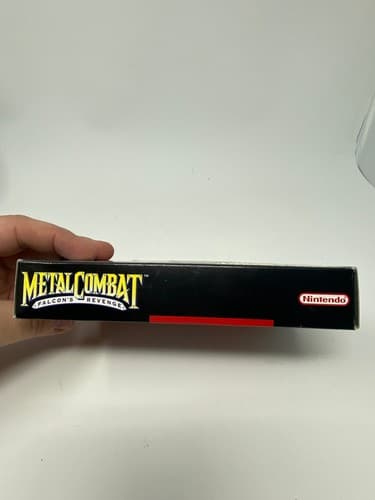 Metal Combat Falcon's Revenge Super Nintendo SNES CIB Manual Tested NM — photo 4