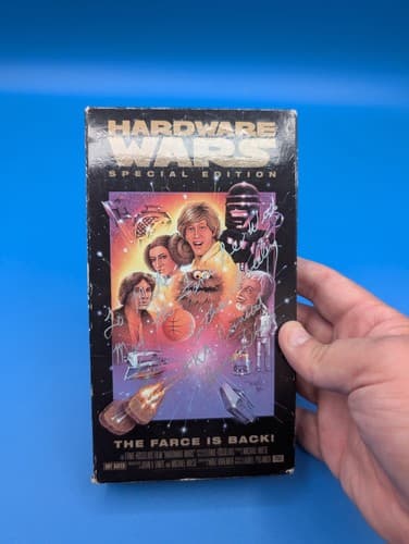 Hardware Wars VHS With Many Signatures See Photos - Star Wars Parody  — photo 2