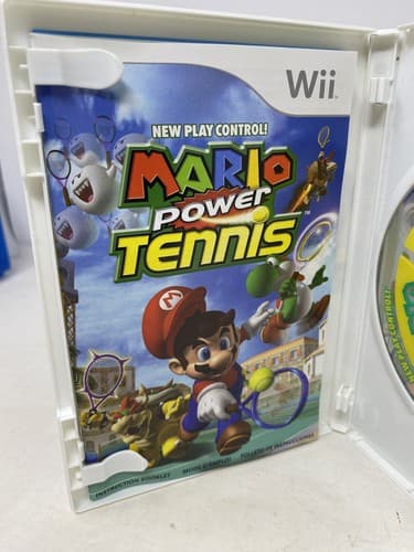 Nintendo New Play Control Mario Power Tennis Wii Complete CIB Tested Ships Fast — photo 5