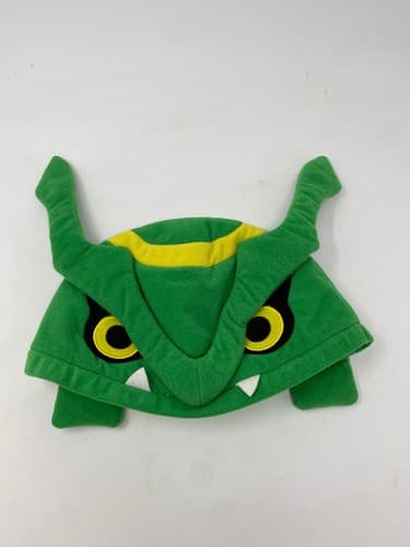 Pokemon The Park 2005 Rayquaza Narikiri Cosplay Hat Green Japan Pokepark Rare