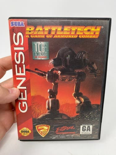 BattleTech: A Game of Armored Combat (Sega Genesis) CIB w/ Manual & Poster