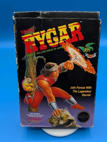 Rygar (Nintendo NES, 1987) Box & Cartridge - No Manual Or Poster 