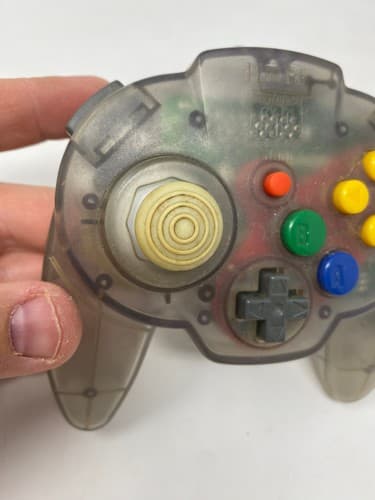 Nintendo 64 N64 Hori Pad Mini Controller Funtastic Transparent Gray — photo 2