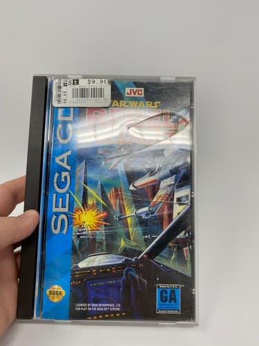 Star Wars: Rebel Assault (Sega CD, 1993) CIB Complete W Reg Card — photo 2