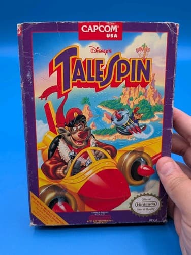 Nintendo NES Disney's Talespin CIB Complete Rough Box, See Photos. Tested