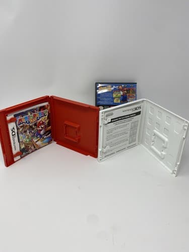 Nintendo 3/DS Lot 6 CASES ONLY Mario Bros Party Hoops Donkey Kong Toad Puzzle — photo 4