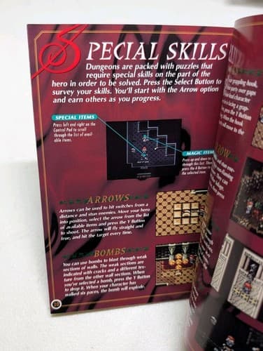 Lufia 2 II Rise of the Sinistrals Super Nintendo SNES Authentic **MANUAL ONLY** — photo 5