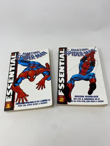 Essential The Amazing Spider Man Vol 1 & 2 #1-20 Annual Marvel Comics
