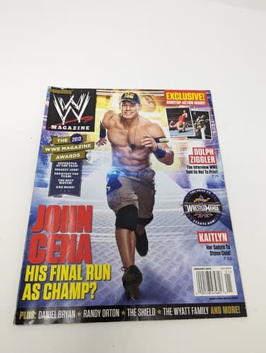 WWE MAGAZINE - JANUARY 2014  JOHN CENA COVER DOLPH ZIGGLER WRESTLEMANIA 