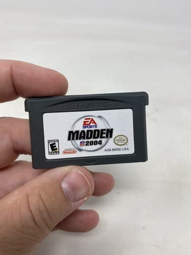 Madden NFL 2004 (Nintendo Game Boy Advance, 2003) Cartridge Only Ships Fast