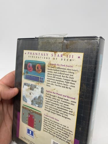SEGA GENESIS Phantasy Star III Generations Of Doom Game & Box Only No Manual — photo 4