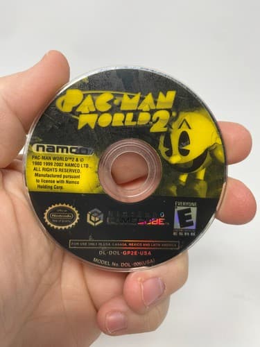 Pac-Man World 2 (Nintendo GameCube, 2002) Disc Only Tested Authentic
