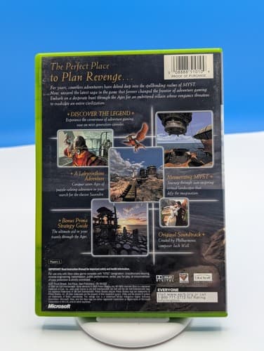 Myst III Exile & Myst IV Revelation Lot Of 2 Xbox Games Complete CIB Tested — photo 2