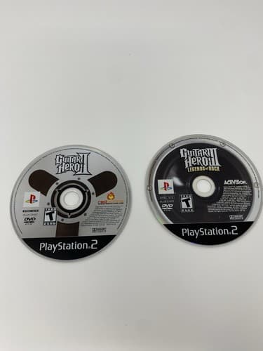 Guitar Hero II & III GHII GHIII Sony Playstation 2 PS2 Disc Only Tested & Works