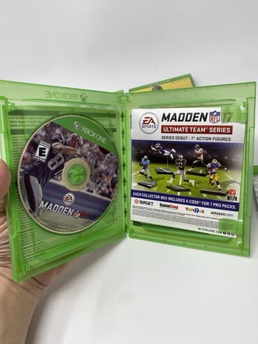 Madden NFL Game Lot of 4 (Microsoft Xbox One) 15 17 18 19 Brady Gronkowski OBJ — photo 7