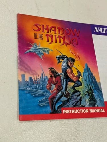 Natsume Shadow of the Ninja Instruction Manual Only Nintendo NES Authentic Rare! — photo 3
