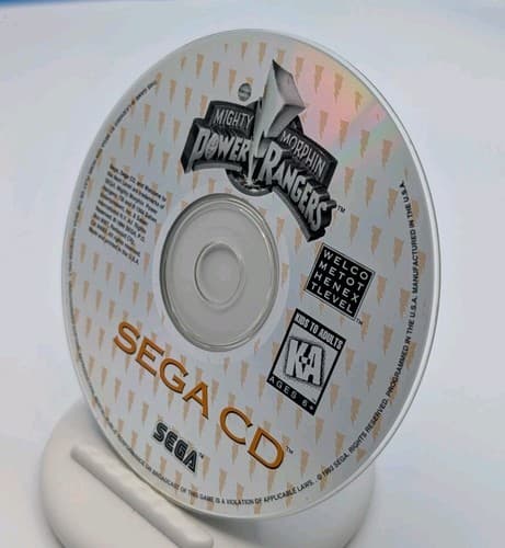 Power Rangers Manual and Disc Only (Sega CD) - Authentic Good Condition — photo 5