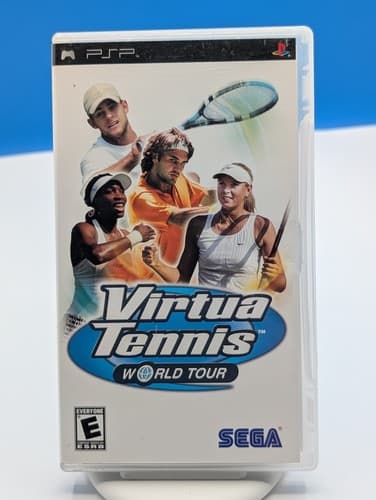 Virtua Tennis: World Tour (UMD) Sony PSP Video Game SEGA Federer with Manual