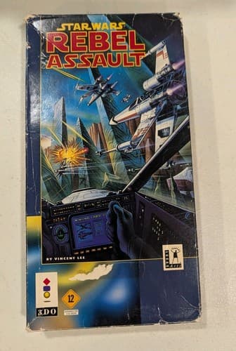 COMPLETE Star Wars REBEL ASSAULT Panasonic 3DO 3D0 Complete CIB Manual LUCASARTS