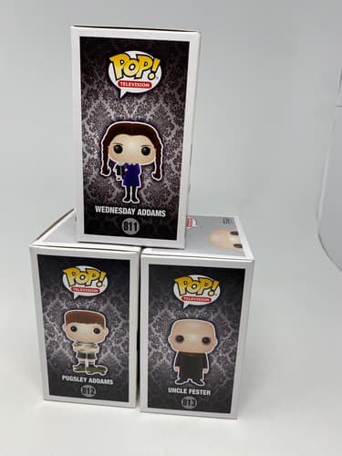 Funko Pop! Addams Family Vinyl Figures Lot of 3 - Wednesday Addams Uncle Fester — photo 9