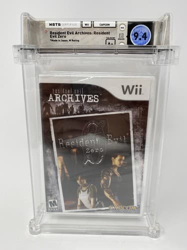 Resident Evil Zero Archives Nintendo Wii CAPCOM Sealed New WATA 9.4 A+