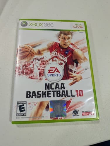 NCAA Basketball 10 (Microsoft Xbox 360, 2009) Authentic OEM Case & Artwork ONLY