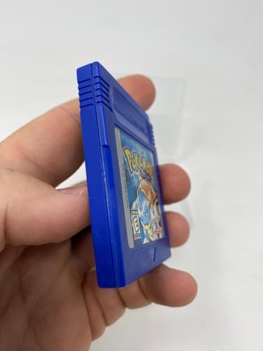 Pokemon Blue Version Nintendo Game Boy Cartridge Only Glitchy Sprites Parts Repa — photo 6