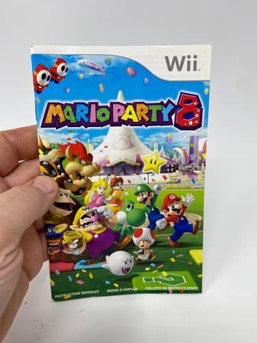 Mario Party 8 Nintendo Wii Instruction Manual Only