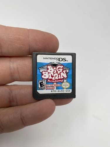 Big Brain Academy (Nintendo DS, 2006) Not For Resale NFR Authentic Tested