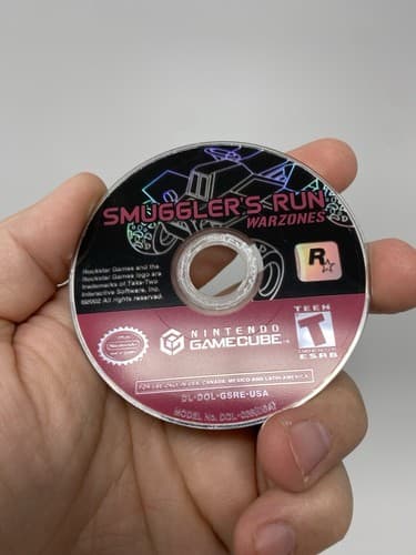 Smuggler's Run Warzones (Nintendo GameCube) Cleaned & Not Working For Repair — photo 3