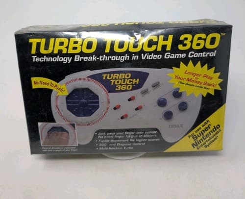 Turbo Touch 360 Super Nintendo SNES Controller Brand New Sealed