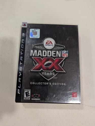 Madden NFL 09 -- 20th Anniversary Collector's Edition (Sony PlayStation 3, 2008)